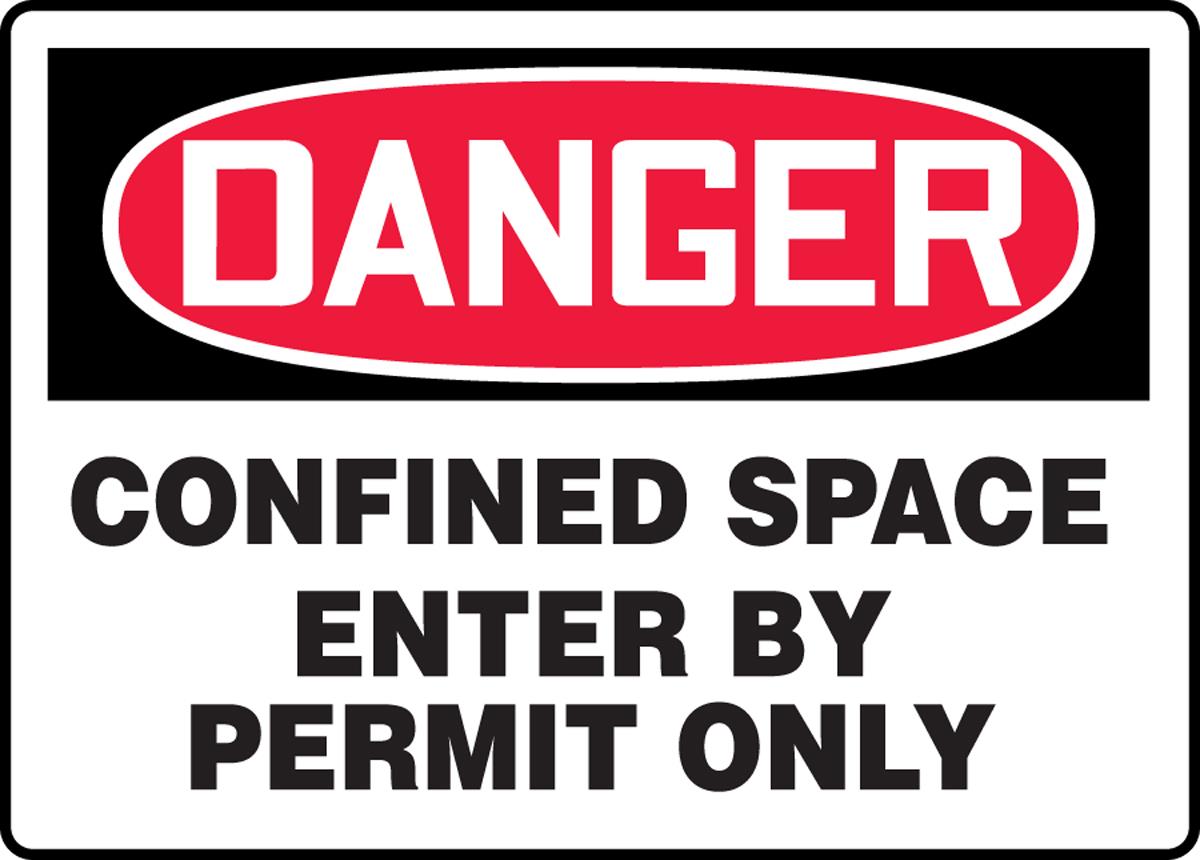 Confined Space Signs